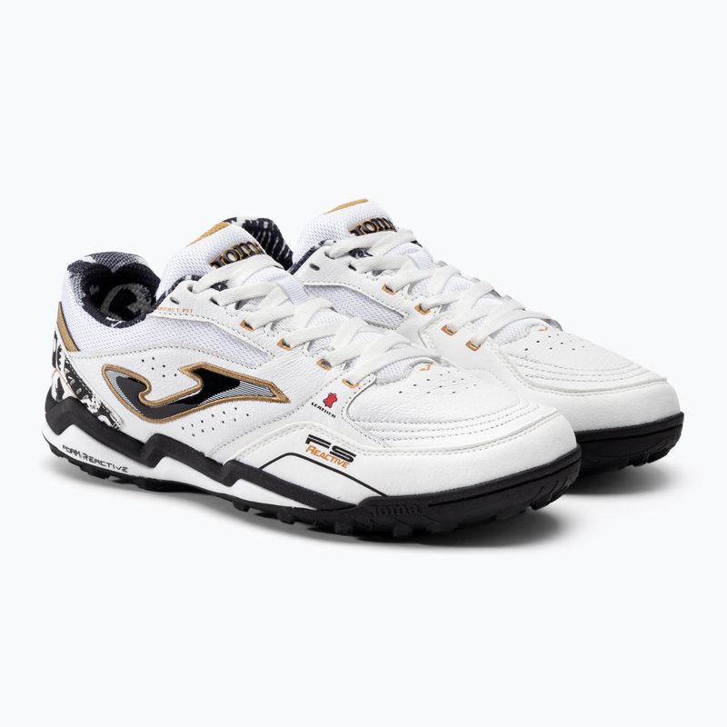 Scarpe da calcio da uomo Joma Fs Reactive TF bianco 4