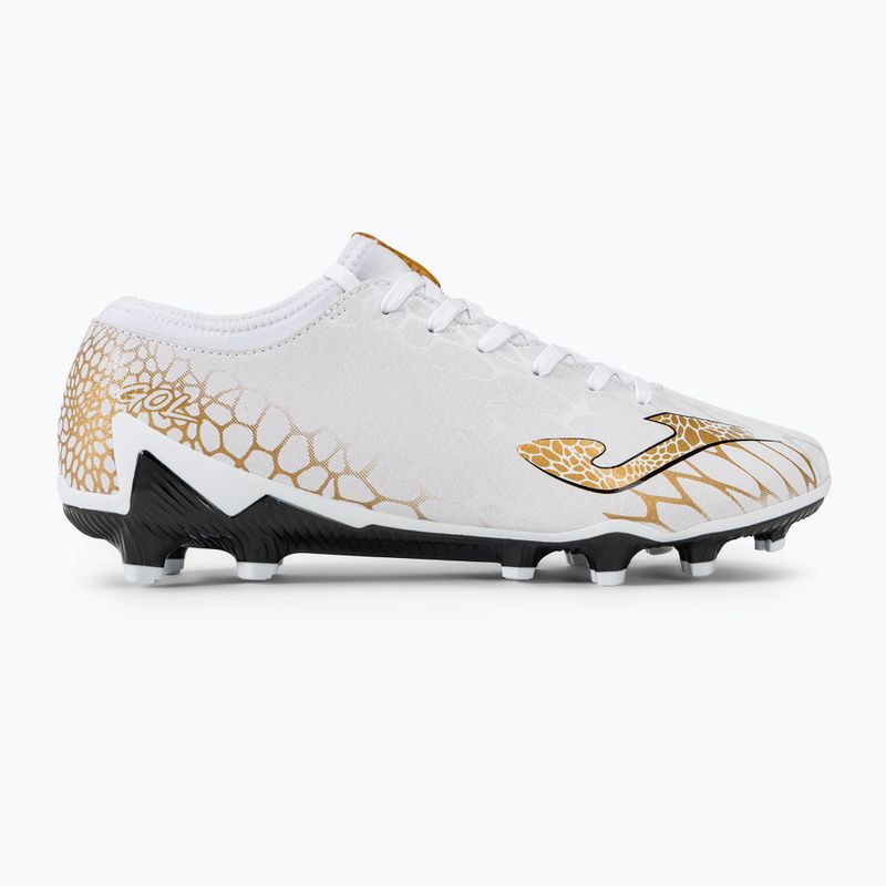Scarpe da calcio Joma Gol FG da uomo, bianco/oro 2