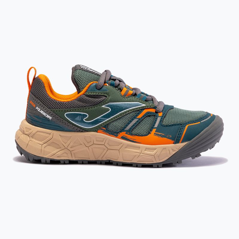 Scarpe da corsa Joma Kubor verde/arancio per bambini 8