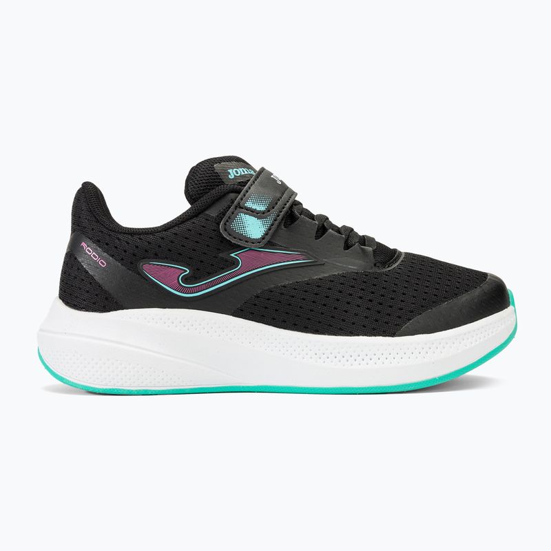 Scarpe da corsa per bambini Joma Rodio nero/rosa 2