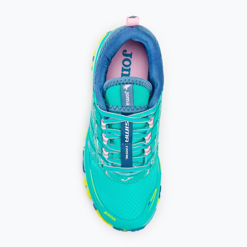 Scarpe da corsa per bambini Joma Sima verde/grigio 5