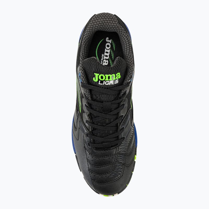 Scarpe da calcio Joma Liga 5 TF da uomo, nero 5