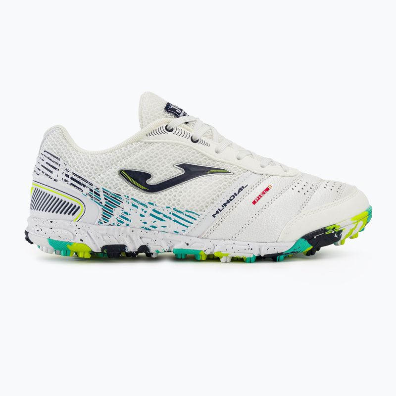 Scarpe da calcio da uomo Joma Mundial TF bianco 2