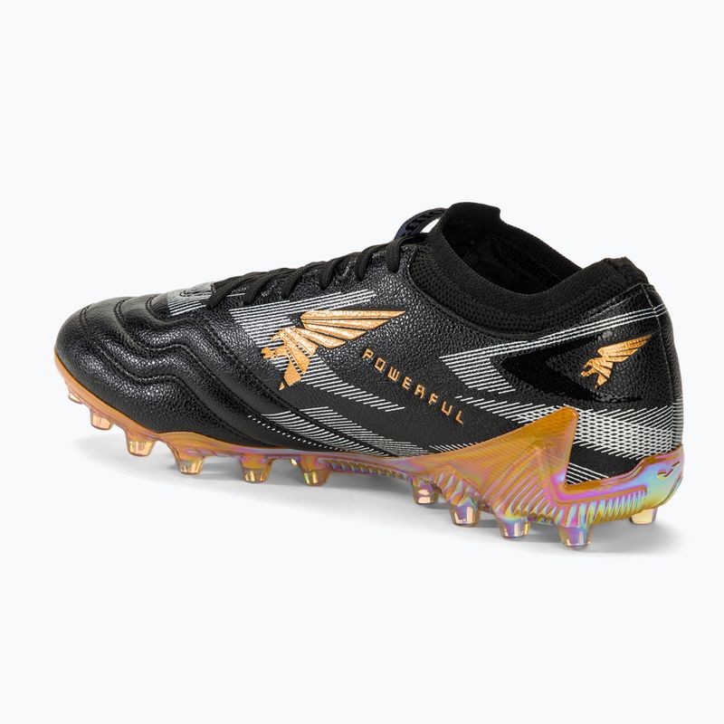 Scarpe da calcio Joma da uomo Powerful Cup AG nero/oro 3