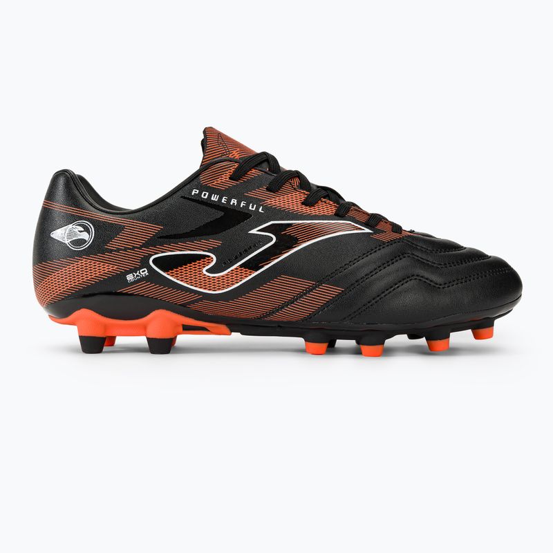 Scarpe da calcio da uomo Joma Powerful FG nero 2