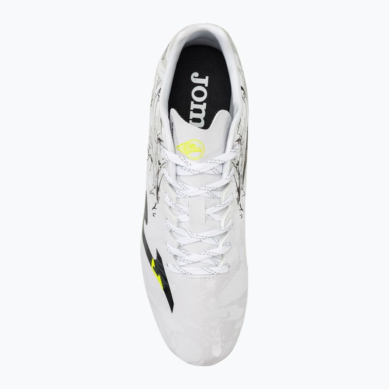 Scarpe da calcio Joma Super Copa FG da uomo, bianco 5