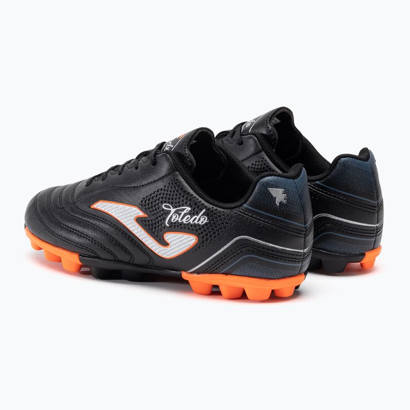 Scarpe da calcio Joma Toledo Jr HG per bambini, nero 3