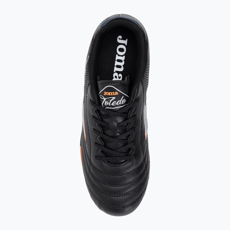 Scarpe da calcio Joma Toledo Jr HG per bambini, nero 6