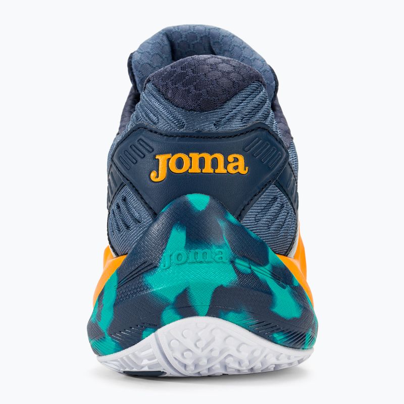 Scarpe da paddle Joma Open OM da uomo di colore blu/arancione 6