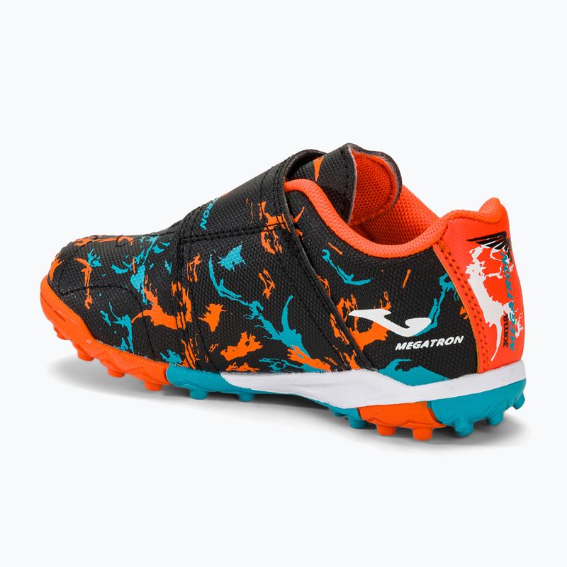 Scarpe da calcio Joma Megatron Jr TF per bambini, nero 3