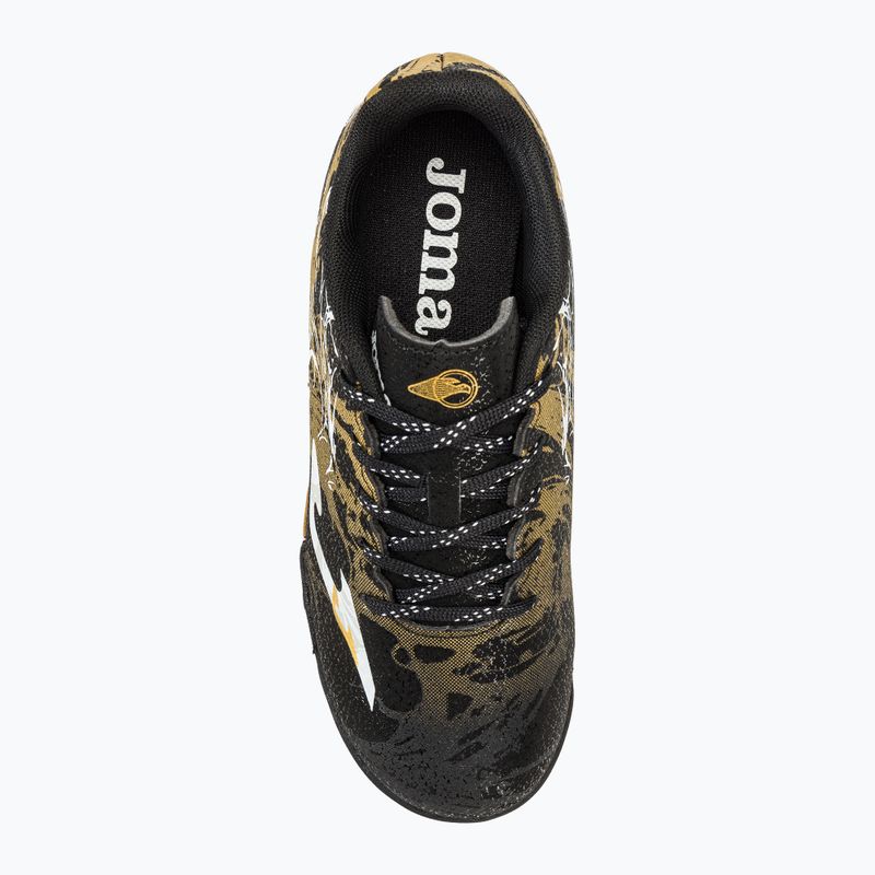 Scarpe da calcio Joma Super Copa Jr TF per bambini nero/oro 5