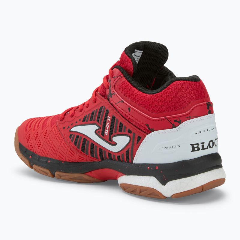 Scarpe da pallavolo da uomo Joma V.Blok rosso/nero 3