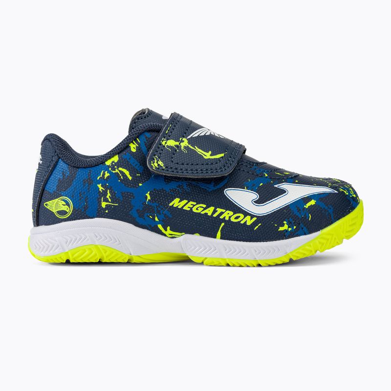 Scarpe da calcio per bambini Joma Megatron Jr IN navy/arancione 2