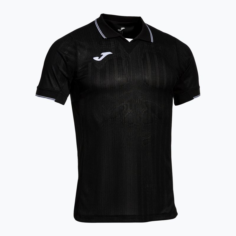 Maglia da calcio Joma Fit One SS da uomo, nero 2