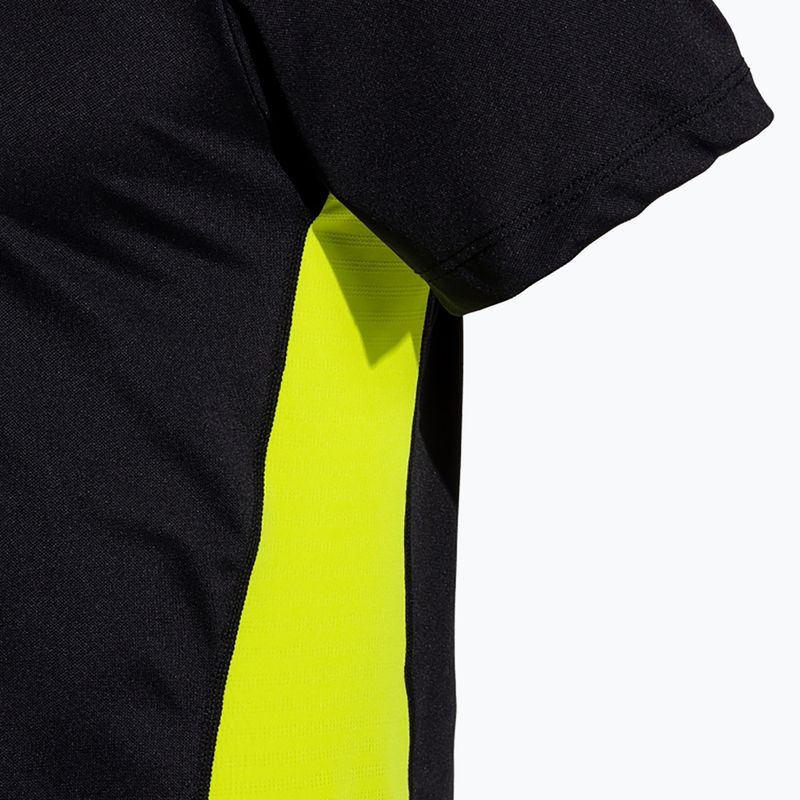 Maglietta da tennis da uomo Joma Court nero/verde 5