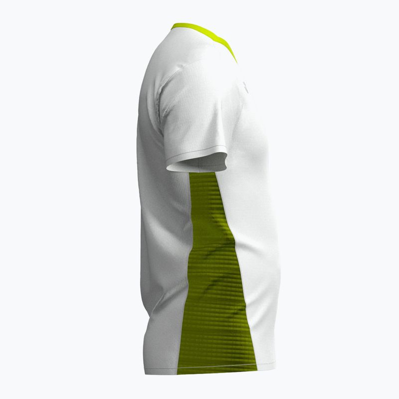 Maglietta da tennis da uomo Joma Court bianco/verde 3