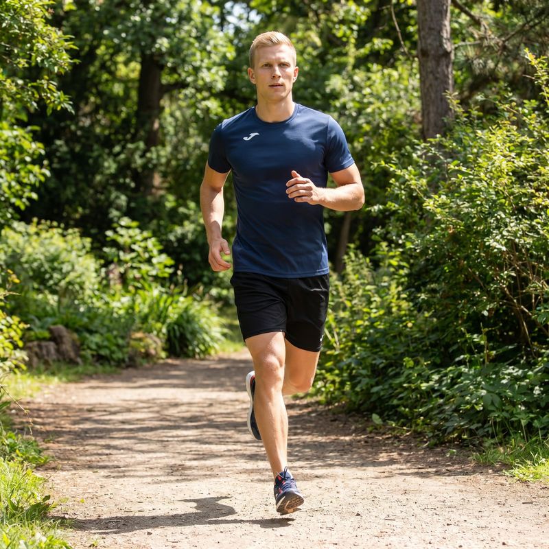 Maglia da corsa Joma Record II da uomo, blu 3