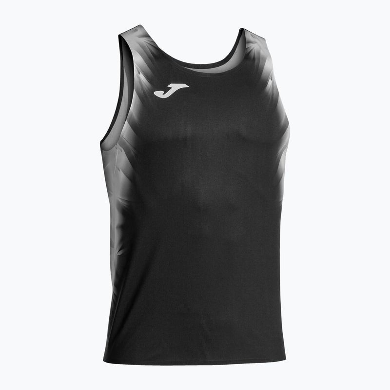 Maglia da corsa Joma Elite XI bianco/nero da uomo
