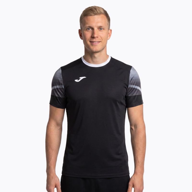 Maglia da corsa Joma Elite XI da uomo, nero/antracite