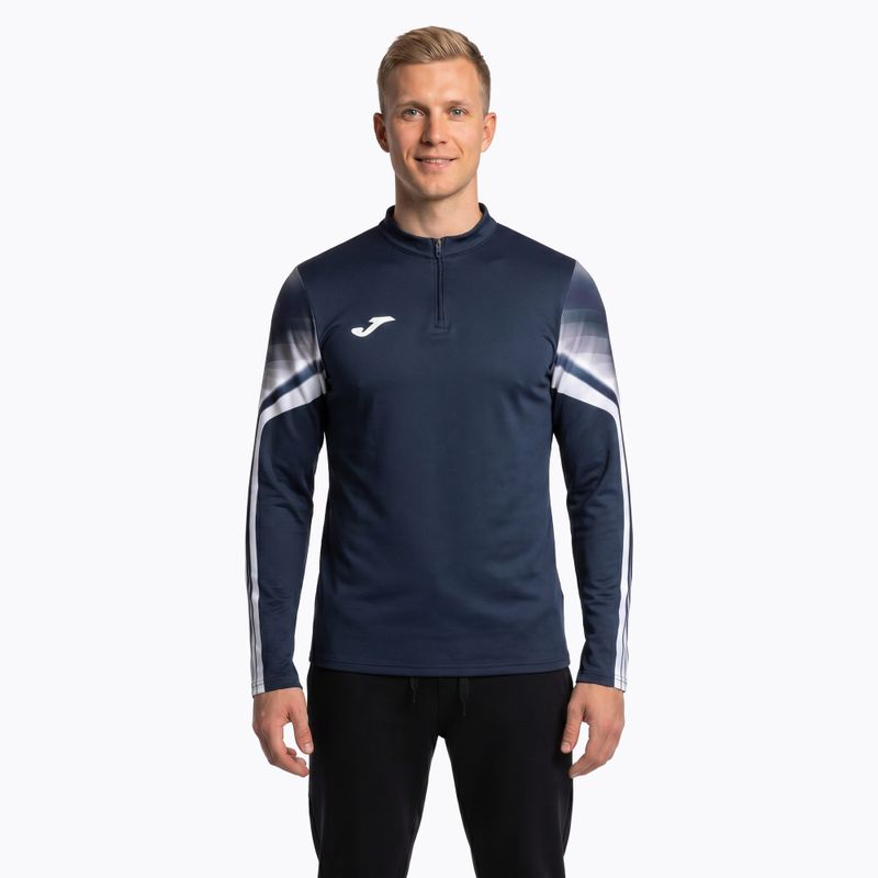 Felpa da corsa uomo Joma Elite XI navy/white