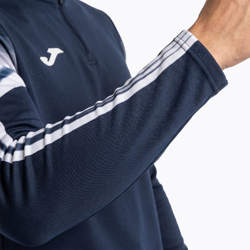 Felpa da corsa uomo Joma Elite XI navy/white 3
