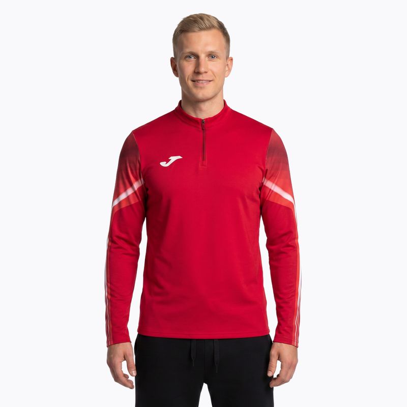 Felpa da corsa uomo Joma Elite XI rosso/bianco