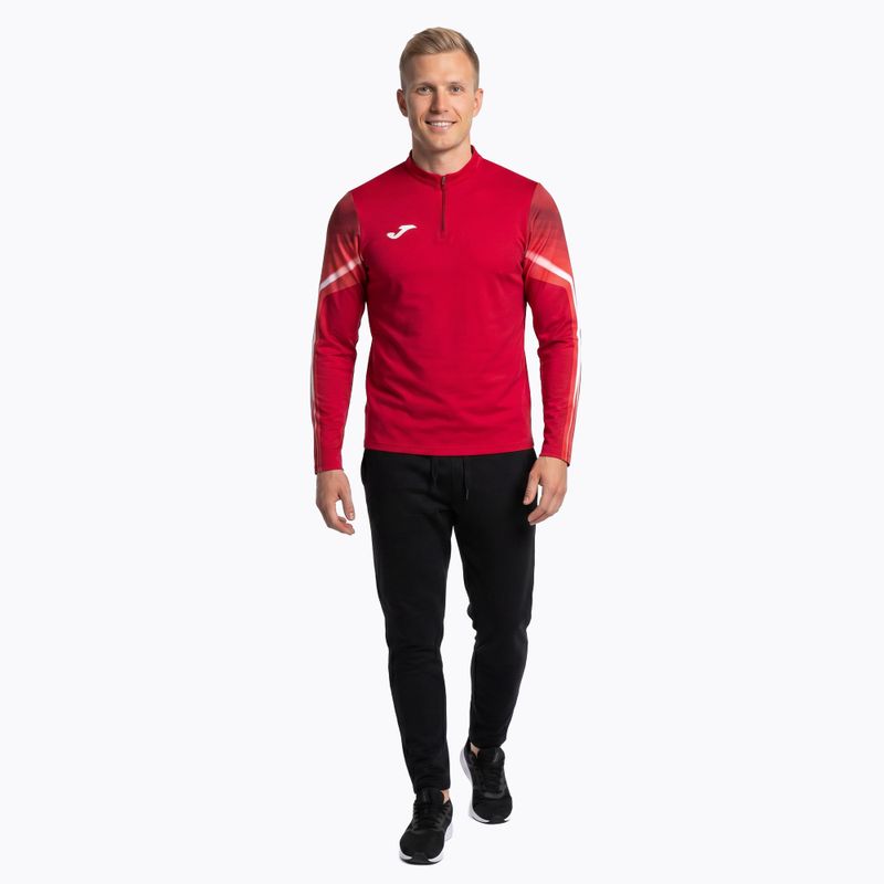 Felpa da corsa uomo Joma Elite XI rosso/bianco 2