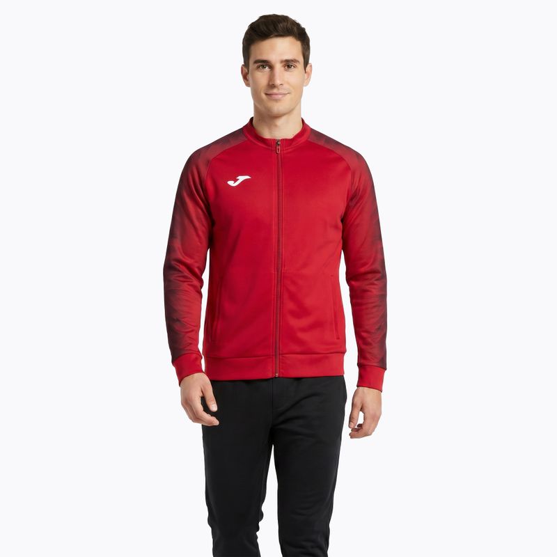 Felpa da running Joma Elite XI Full Zip da uomo, rosso 2