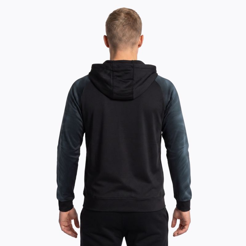 Felpa da corsa Joma Elite XI Uomo con cappuccio nero/antracite 2