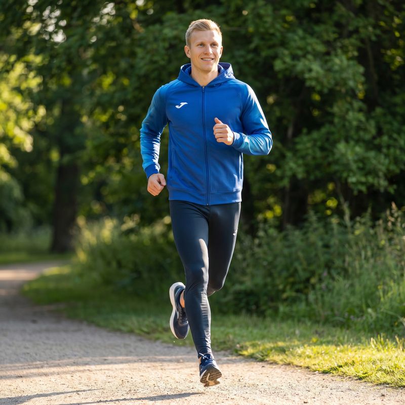 Felpa da running Joma Elite XI Hoodie Uomo royal 12