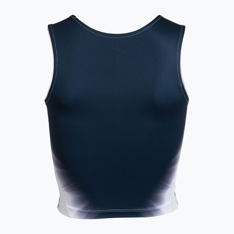 Top da corsa Joma Elite XI da donna bianco/marino 2
