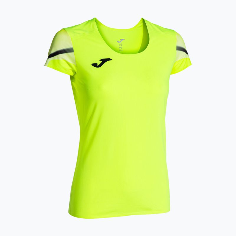 Maglietta da corsa donna Joma Elite XI giallo fluorescente/nero 3