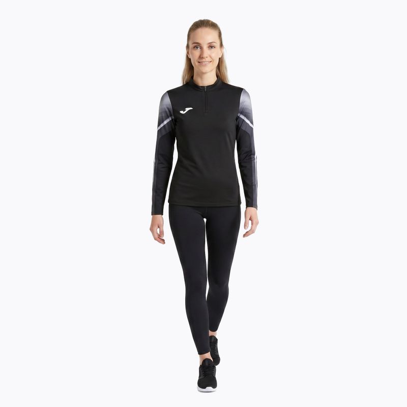 Felpa da corsa Joma Elite XI da donna, nero/antracite 2