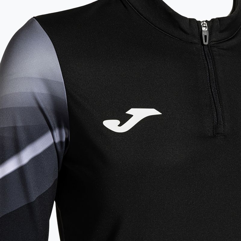 Felpa da corsa Joma Elite XI da donna, nero/antracite 4
