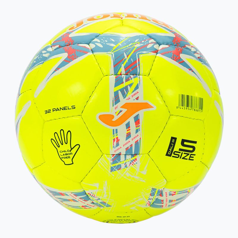 Joma Dali III calcio giallo/turchese fluente taglia 5 2