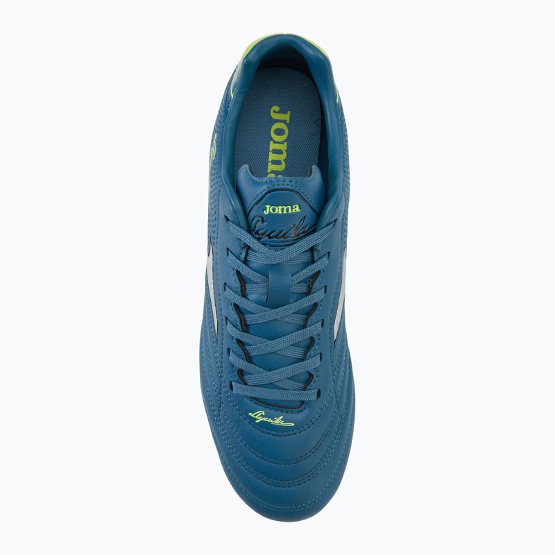 Scarpe da calcio Joma Aguila FG uomo petrolio/giallo 5