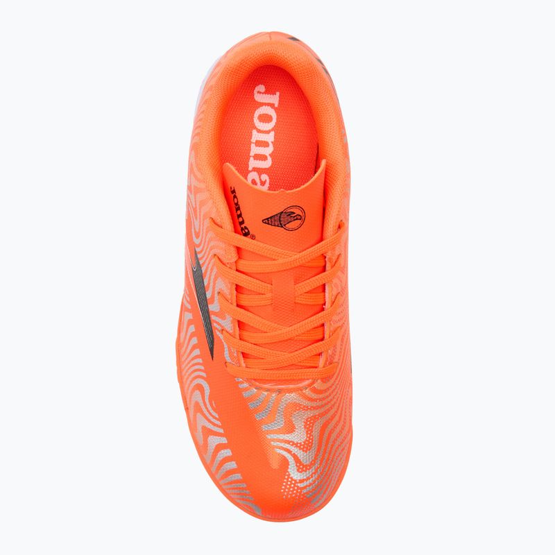 Scarpe da calcio per bambini Joma Evolution 2408 TF arancione 5