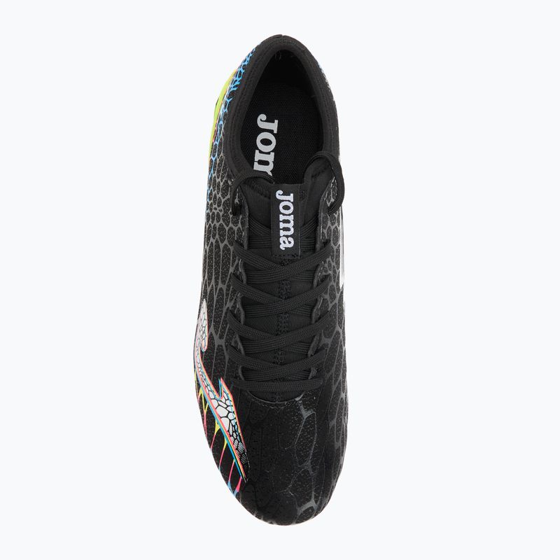 Scarpe da calcio da uomo Joma Gol FG nero/limone fluoro 5