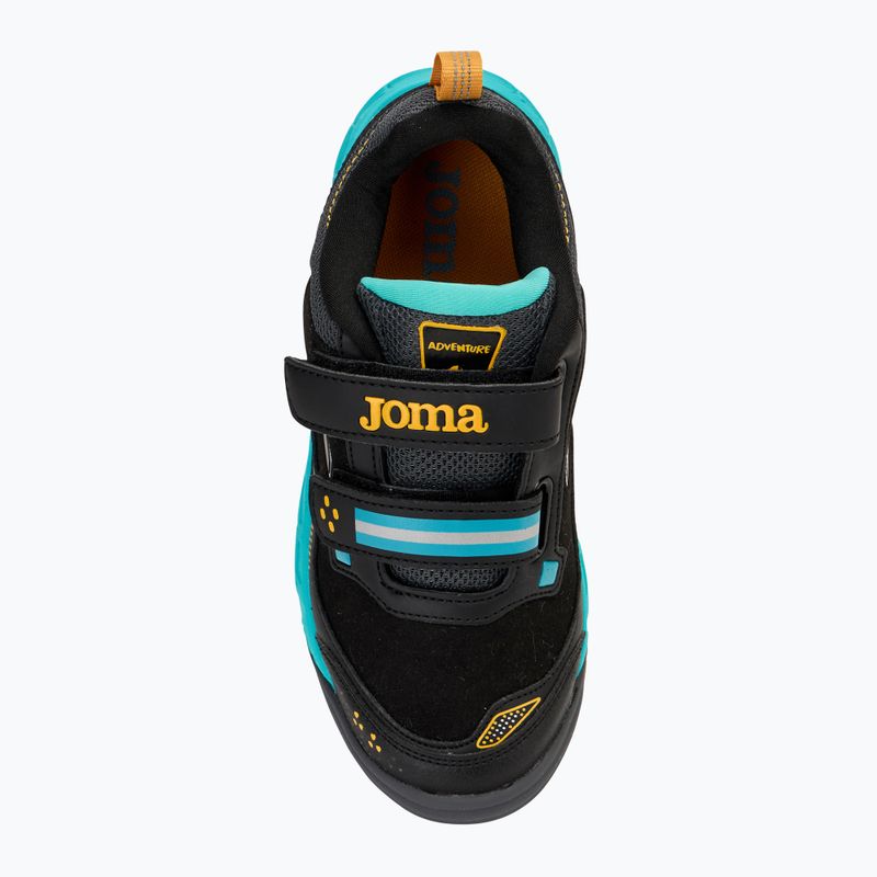 Scarpe da corsa Joma Adventure nero/turchese per bambini 5