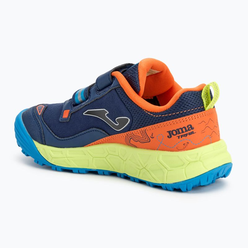 Scarpe da corsa Joma Adventure per bambini, blu/arancio 3