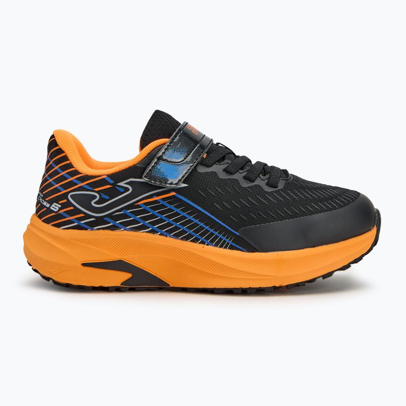 Scarpe da corsa Joma Super Cross per bambini, nero/arancio 2