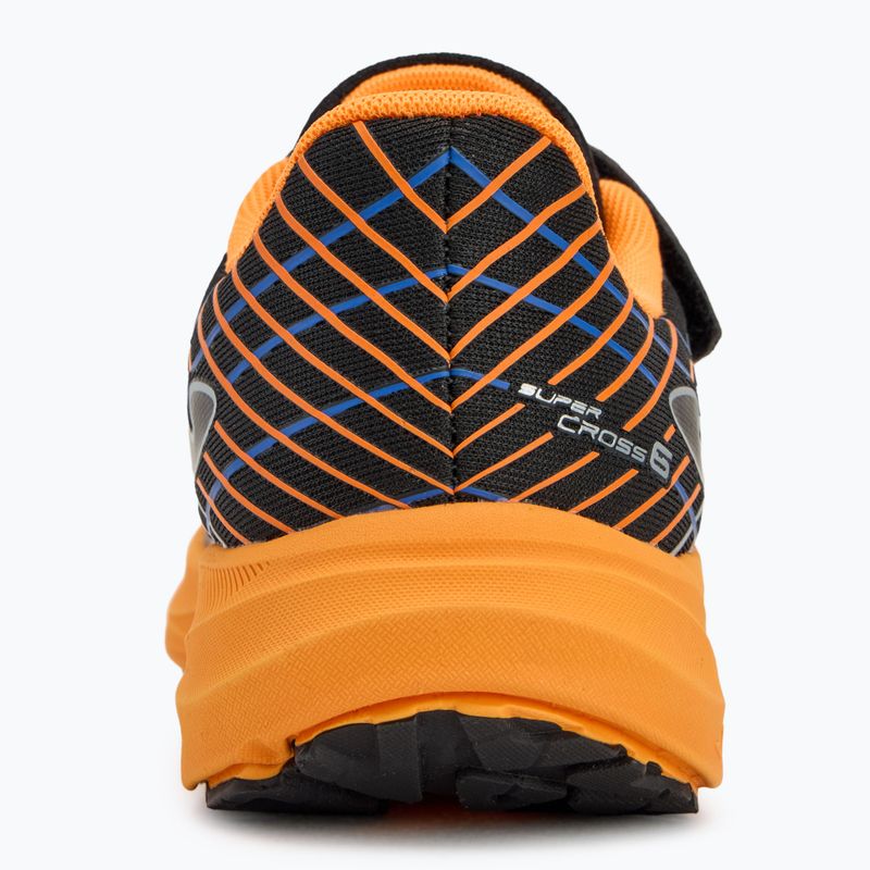 Scarpe da corsa Joma Super Cross per bambini, nero/arancio 6