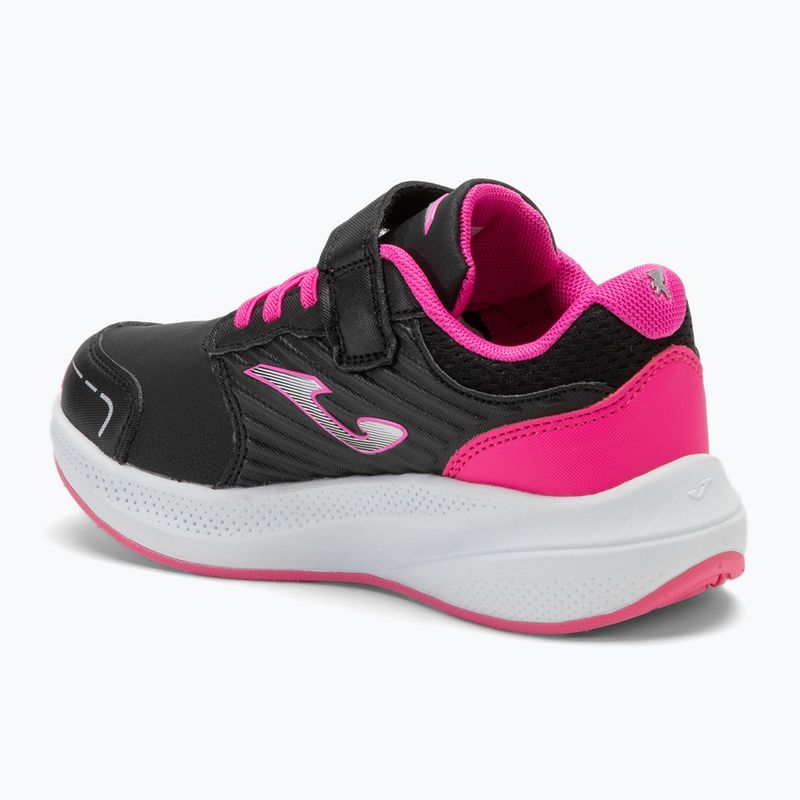 Scarpe da corsa Joma Fury nero/fucsia per bambini 3