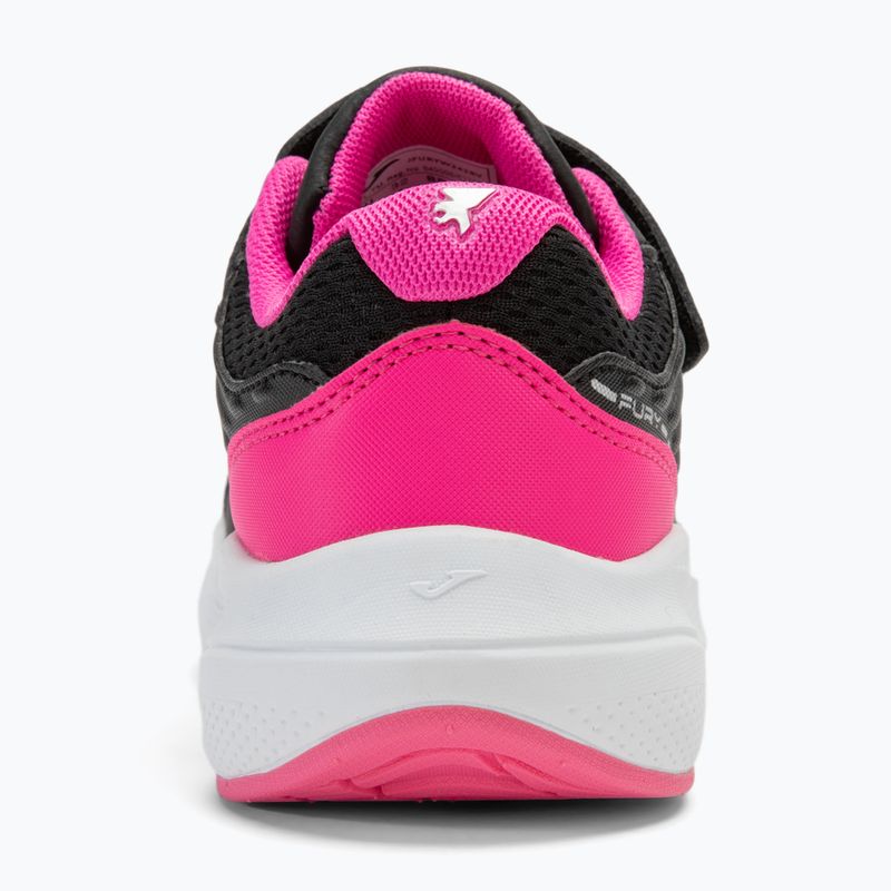 Scarpe da corsa Joma Fury nero/fucsia per bambini 6