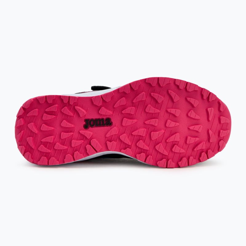 Scarpe da corsa per bambini Joma Tundra nero/arancio zafferano 4