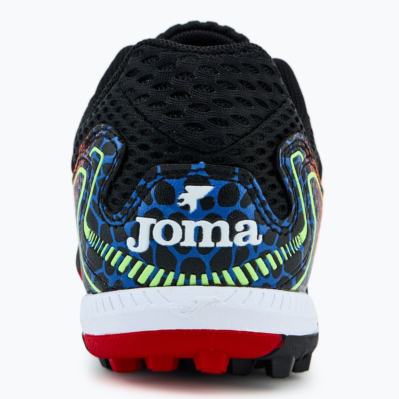 Scarpe da calcio Joma Maxima TF da uomo, nero/rosso 6
