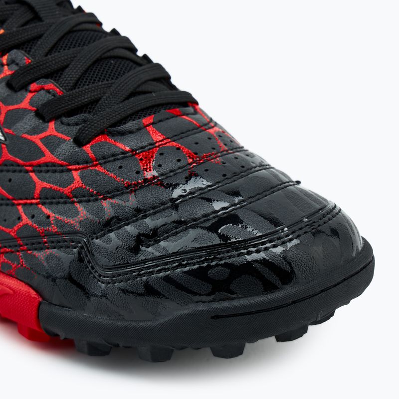 Scarpe da calcio Joma Maxima TF da uomo, nero/rosso 7