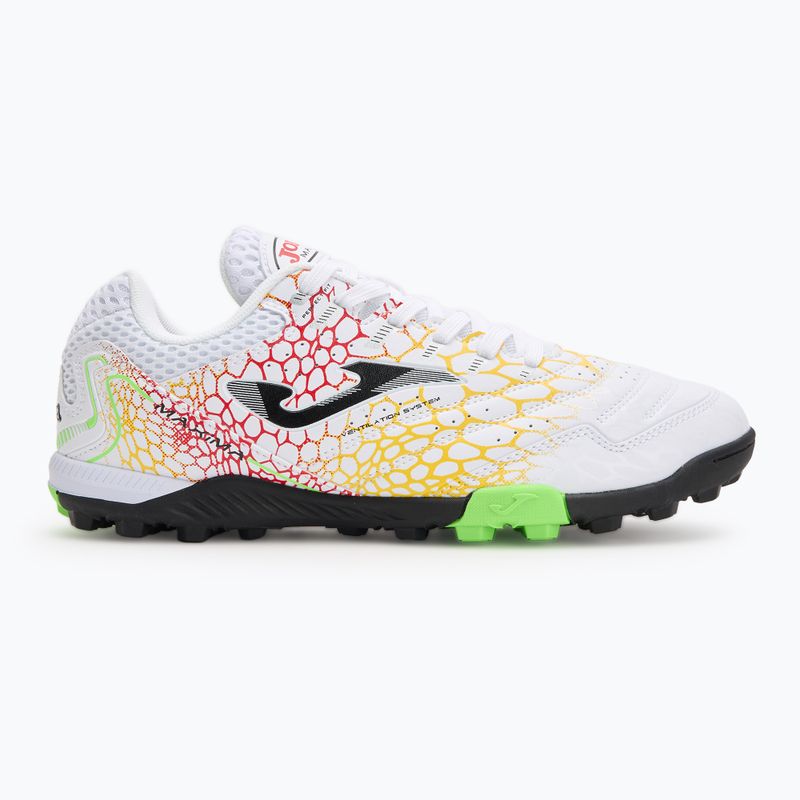 Scarpe da calcio Joma Maxima TF uomo bianco/giallo 2