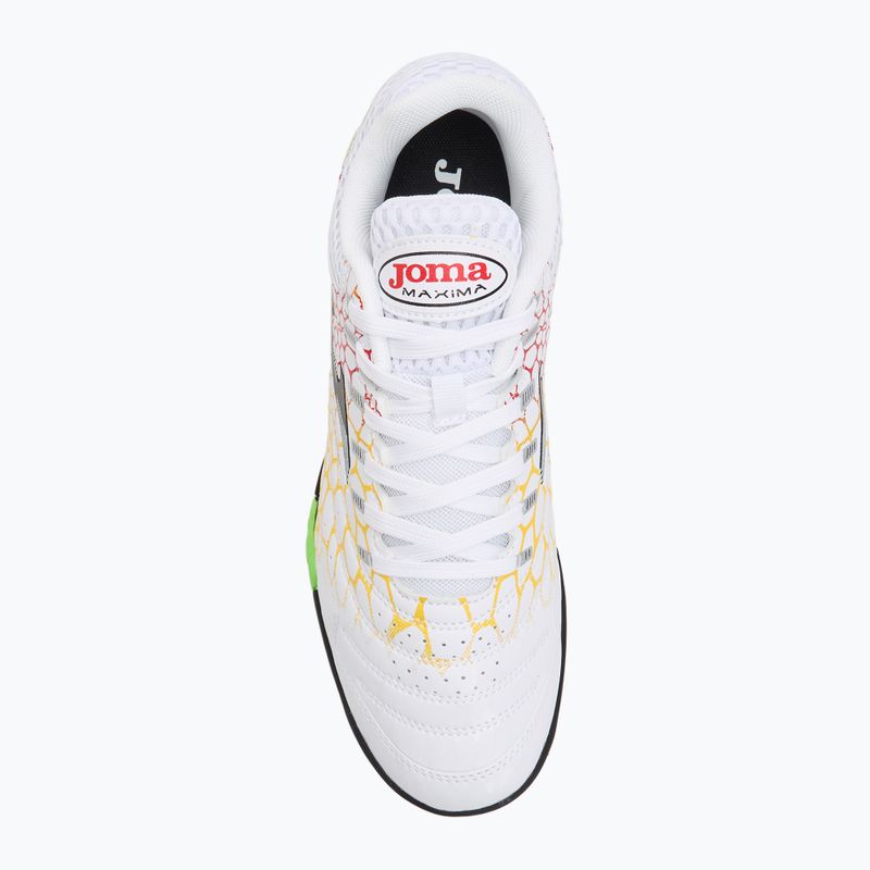 Scarpe da calcio Joma Maxima TF uomo bianco/giallo 5