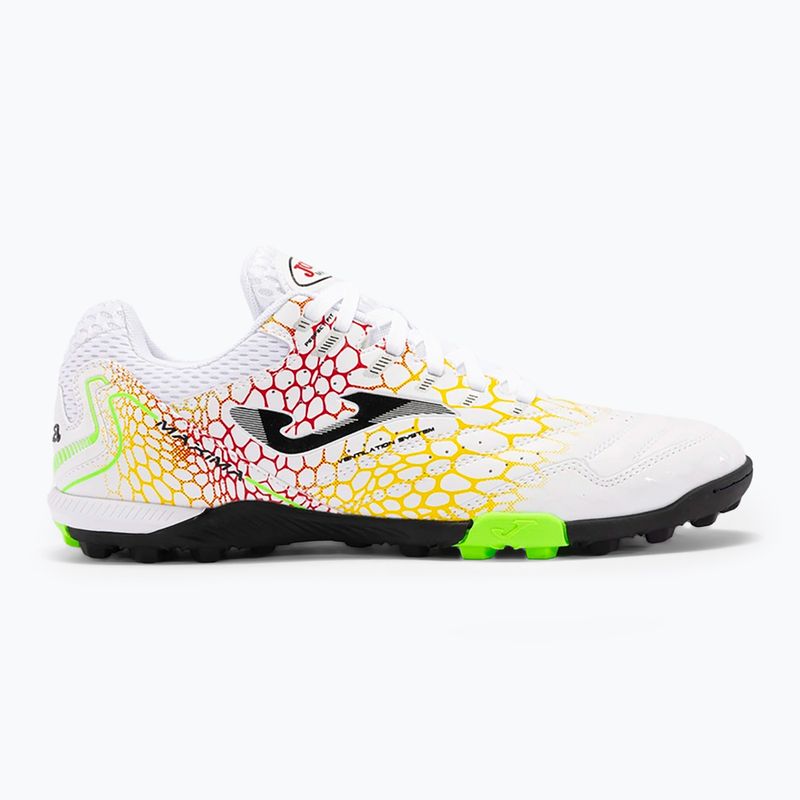 Scarpe da calcio Joma Maxima TF uomo bianco/giallo 8
